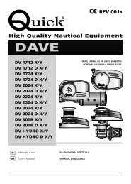 Rev. 001 A Dave 1700/2000/2300/3000/3000TR ... - QuickÂ® SpA