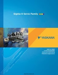 Yaskawa Sigma Brochure - Northern Industrial