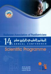 conference programme and abstracts book - Sudanjp.org