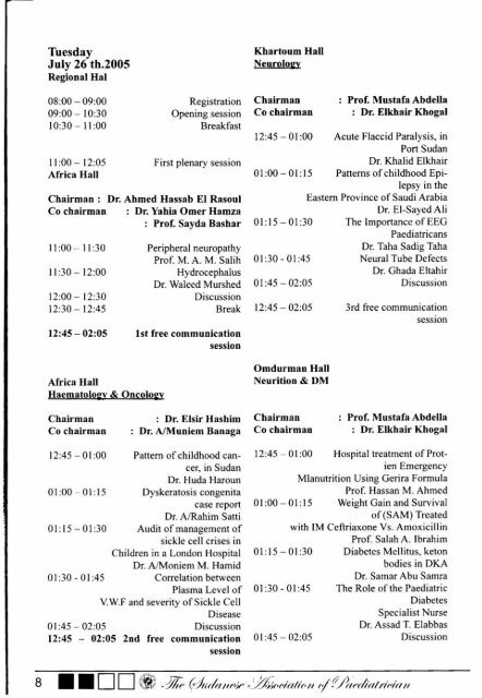 conference programme and abstracts book - Sudanjp.org