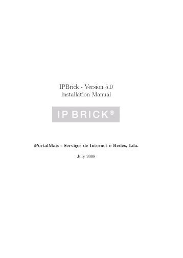 IPBrick - Version 5.0 Installation Manual