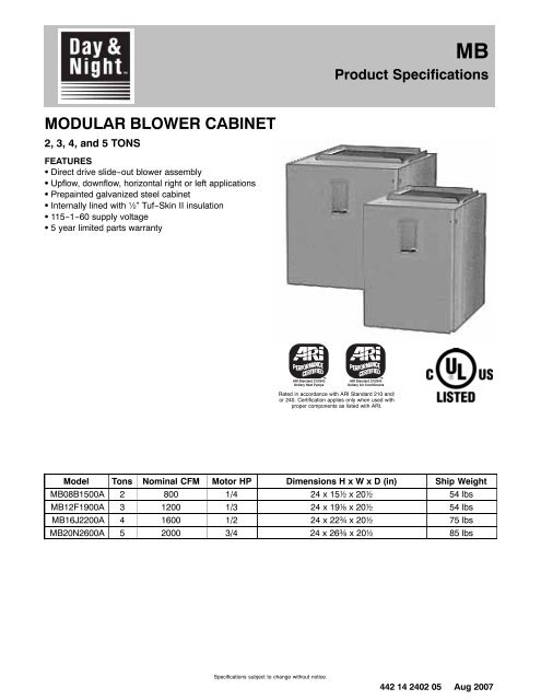 MODULAR BLOWER CABINET - Wolseley Express