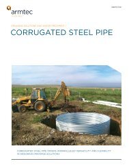 Corrugated Steel Pipe Brochure - Armtec