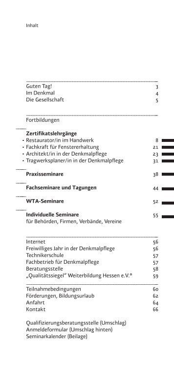 WTA-Seminare - Ingenieurkammer Hessen