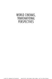World Cinema setup - Manchevski