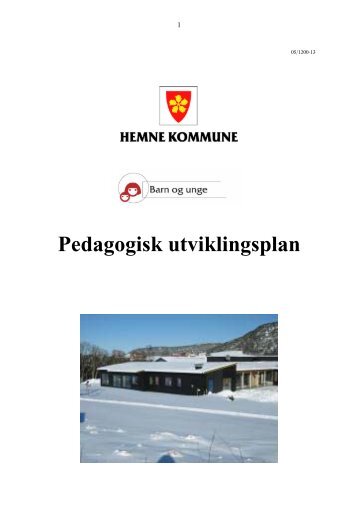 Pedagogisk utviklingsplan - Hemne kommune