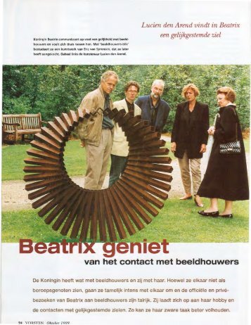 van het contact met beeldhouwers - Lucien den Arend