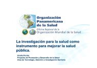 La investigación en salud como instrumento para mejorar la salud ...