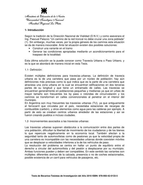 “Travesías Urbanas Como Solución de Seguridad Vial ... - LEMaC