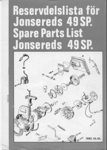 Jonsered 49 SP Chainsaw 10 - Barrett Small Engine