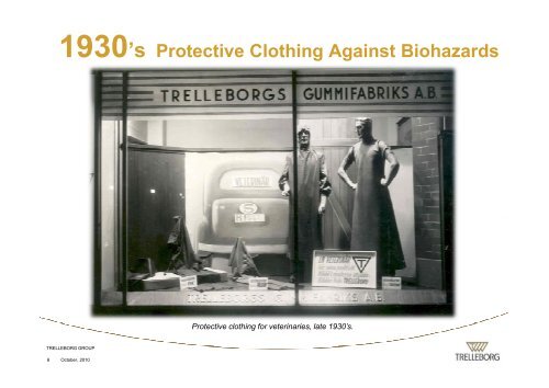 Trelleborg Protective Products 100 years â the History from 1910 to ...