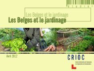 Les Belges et le jardinage - Crioc