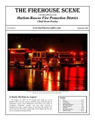 THE FIREHOUSE SCENE - Harlem Roscoe Fire Protection District