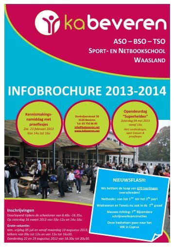 Brochure 2013-2014.pdf - Koninklijk Atheneum Beveren-Waas