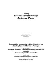 08. Costing Essential Services Package An Issue Paper