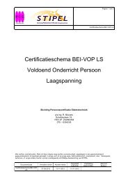 Certificatieschema BEI-VOP LS Voldoend Onderricht ... - Stipel