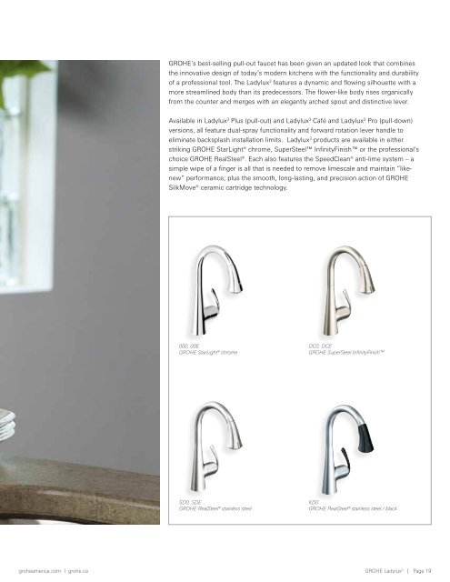 GROHE Kitchen Brochure - Wolseley Express