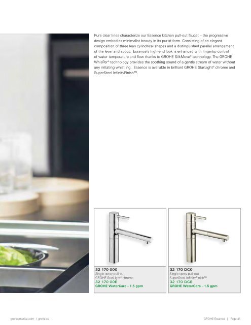 GROHE Kitchen Brochure - Wolseley Express