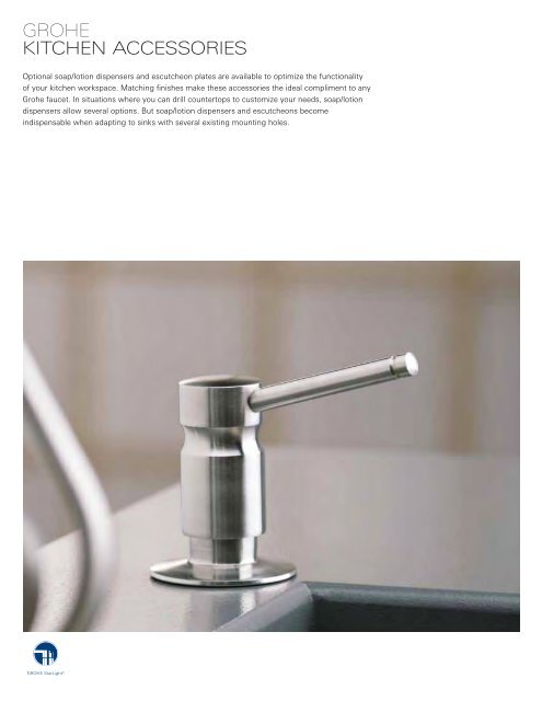 GROHE Kitchen Brochure - Wolseley Express