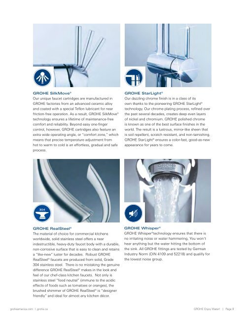 GROHE Kitchen Brochure - Wolseley Express