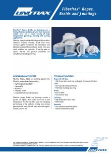 Ceramic Fiber Textiles Pti Thermal