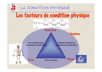 Les facteurs de condition physique - Handballouest