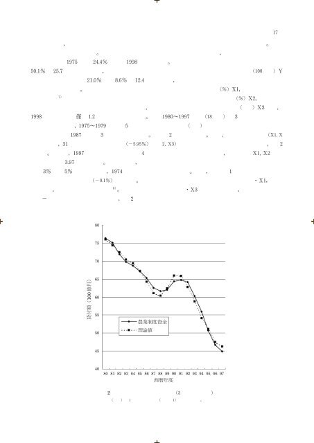 è¾²æ¥­æ¿ç­éèã®èª²é¡ã¨åç·¨ã¸ã®èå¯ - Tokyo University of Agriculture