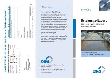 Handbuch Belebungs-Expert - DWA