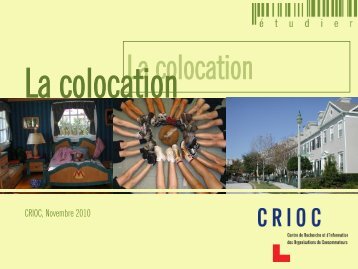 La colocation - Crioc