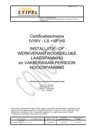 Certificatieschema IV/WV - LS +VP HS INSTALLATIE- OF ... - Stipel