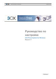 Руководство по настройке 3CX Phone System 11 - ICE Partners