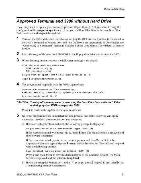 3980xpi/3980/3900 V8.7 User Notes - Data I/O Corporation