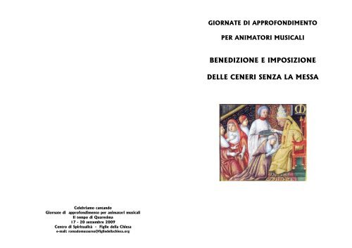 benedizione e imposizione - Figlie della Chiesa