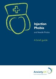 Needle phobia - Anxiety UK