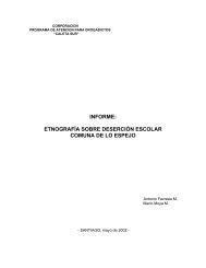 etnografÃ­a sobre deserciÃ³n escolar comuna de lo espejo - Inicio