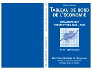 TABLEAU DE BORD DE L'ÃCONOMIE - Site En Construction