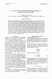 an analytical method for reflected flux density calculations - LSIS