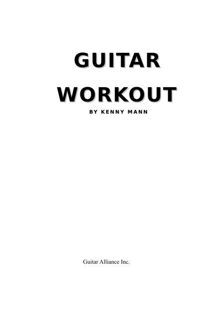 Guitar Workout - Guitar Alliance
