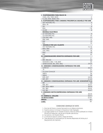 bdt, bdn, mbdx blv, bbv jld, jbd v. unidades motocompresoras ... - Bohn