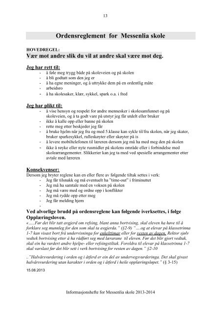 Informasjonshefte 2013 - 2014 - Ringsaker kommune