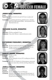 SUzANNE GLAVIN, WINNIPEG KATHERINE ... - Sport Manitoba
