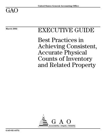 GAO-02-447G Executive Guide - US Government Accountability Office