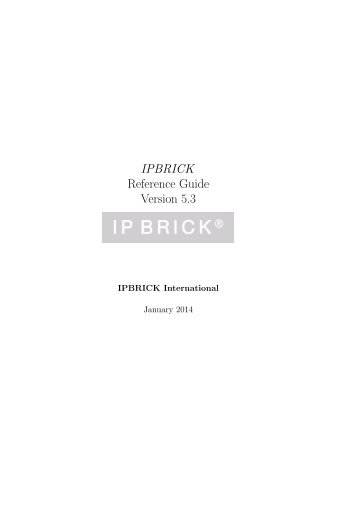 IPBrick Reference Manual