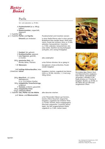 Paella - Betty Bossi
