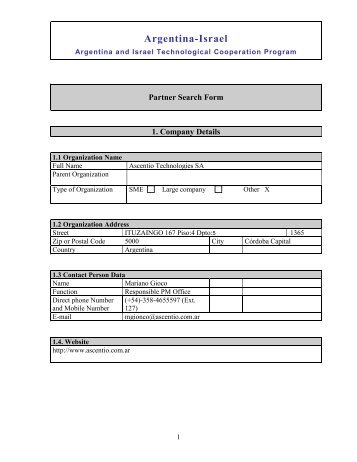 formularios - SICyT