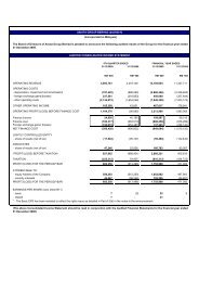 4Q09 Financial Statements - Axiata Group Berhad - Investor Relations