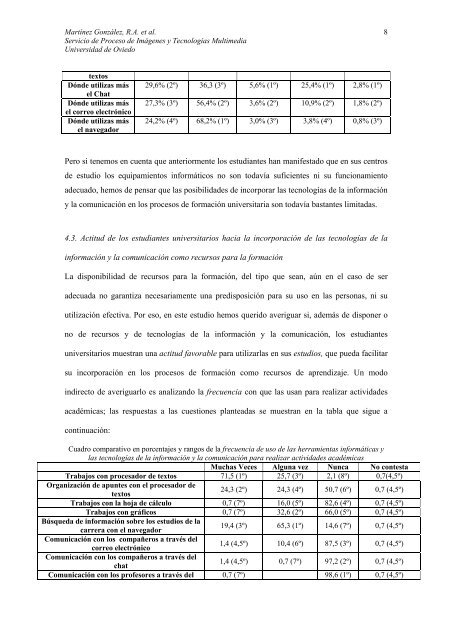 EvaluaciÃ³n de las necesidades de los estudiantes ... - Reposital