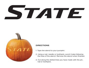 OSU-themed pumpkin stencils