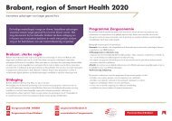 Brabant, region of Smart Health 2020 - Provincie Noord-Brabant