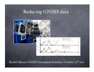 GNIRS Data Reduction